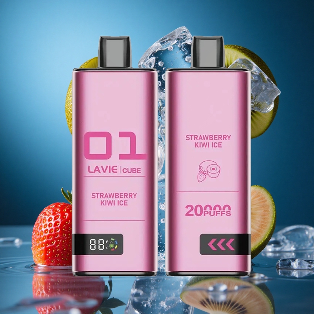 Lavie Cube 20000 - Strawberry Kiwi Ice: Elektronik Sigara Kullanıcıları İçin Mükemmel Seçim!